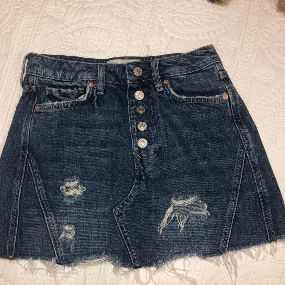 Free people mini skirt